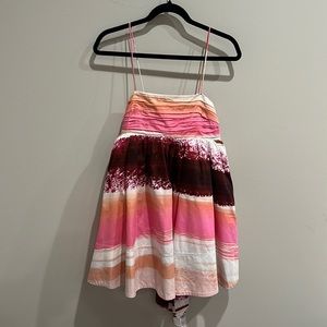 Aje Bow Back Spaghetti Strap Dress